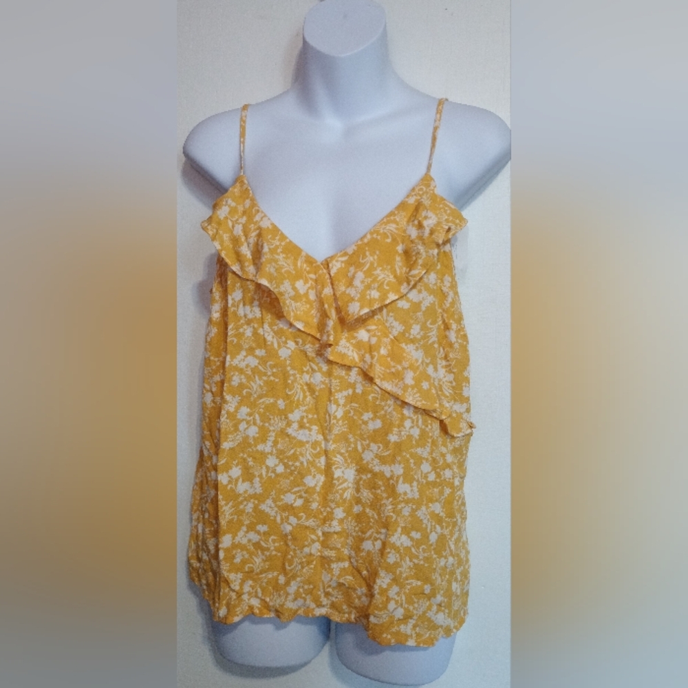Old Navy Mustard Floral Camisole